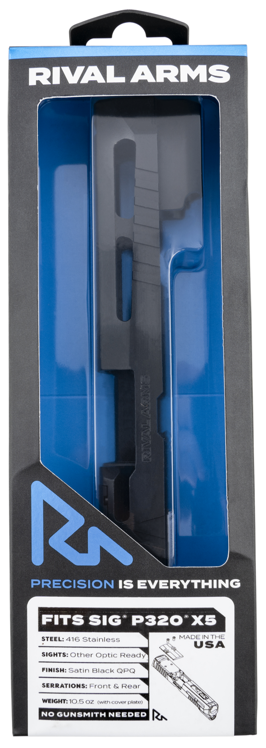 Rival Arms Faction Series Slide, Rival Rara10p502a  Sld Sig320 X5 A1 Doc Blk
