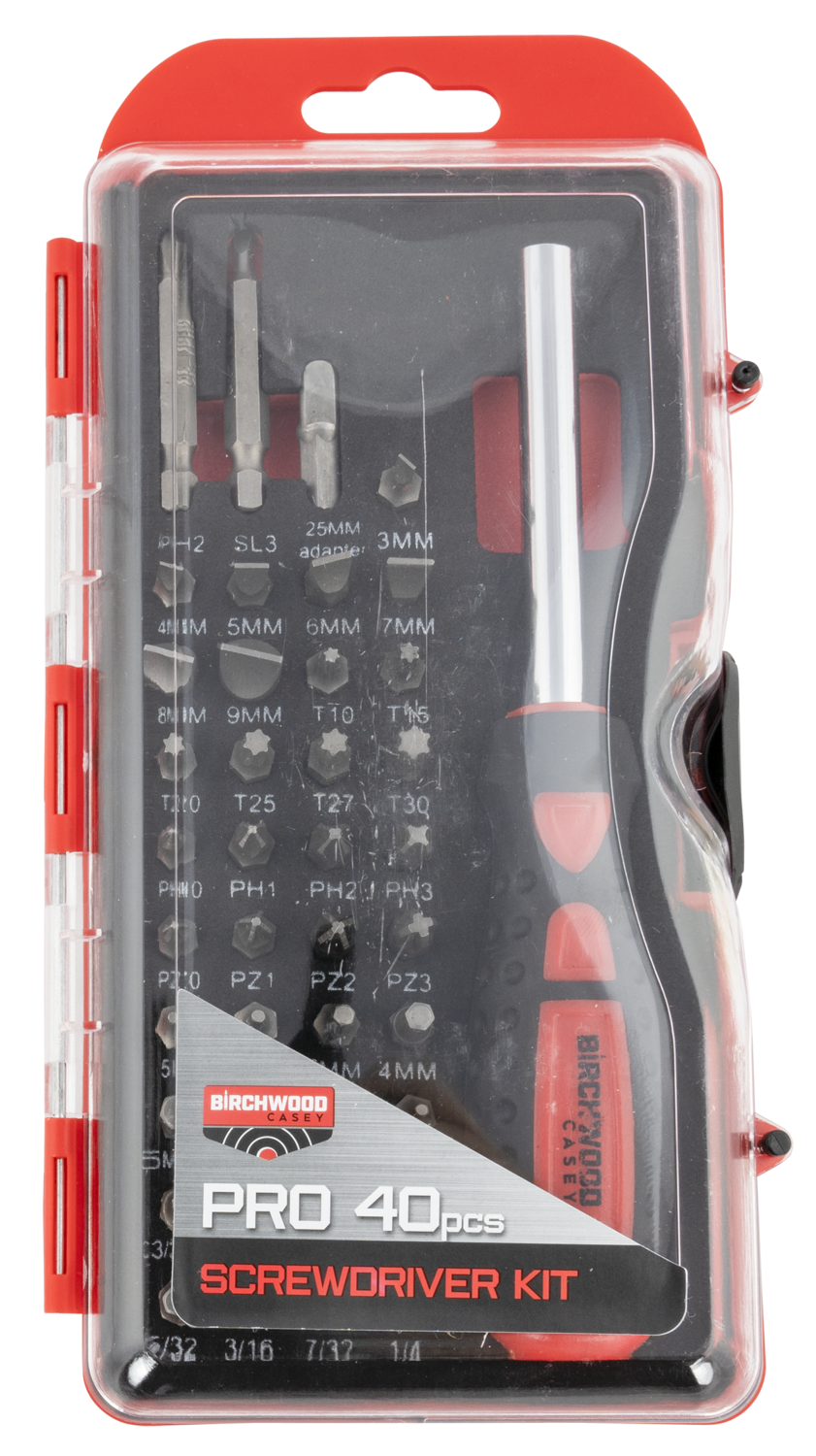 Birchwood Casey Pro Screwdriver Kit, Bir Prosds         Pro Screwdriver Set 40pc
