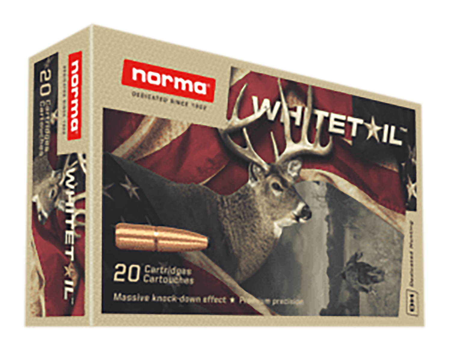 Norma Ammunition (ruag) Dedicated Hunting, Norma 20160462 243      100 Psp Whitetail    20/10