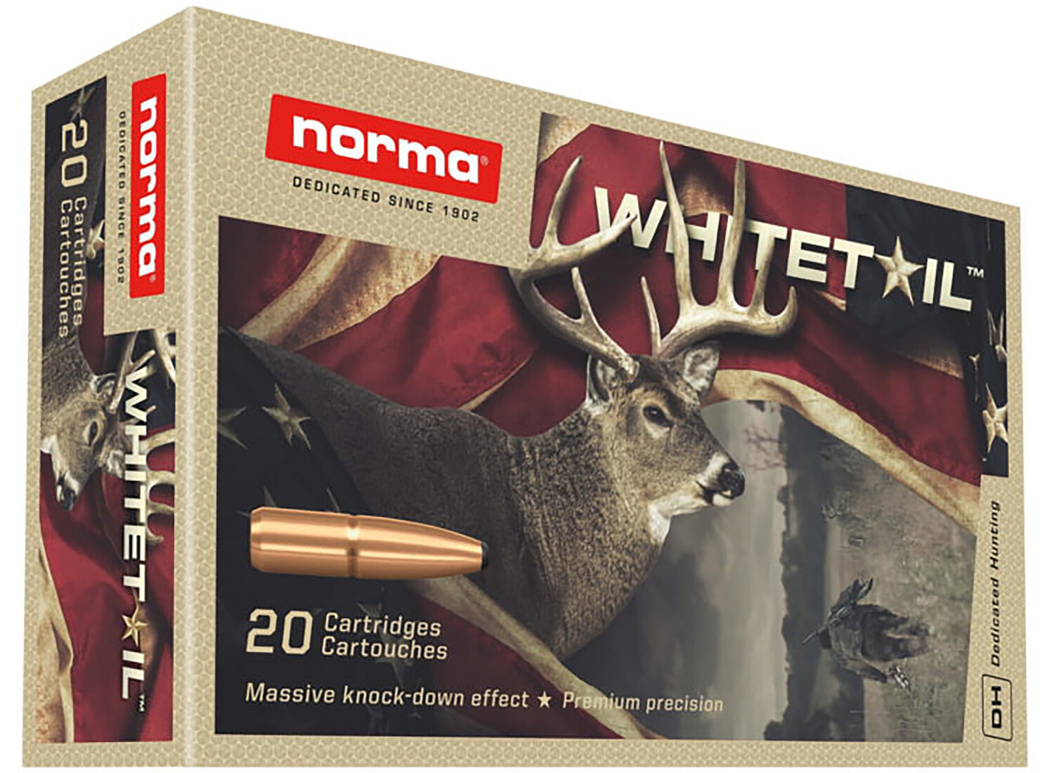 Norma Ammunition (ruag) Dedicated Hunting, Norma 20171502 7mm08    150 Psp Whitetail    20/10