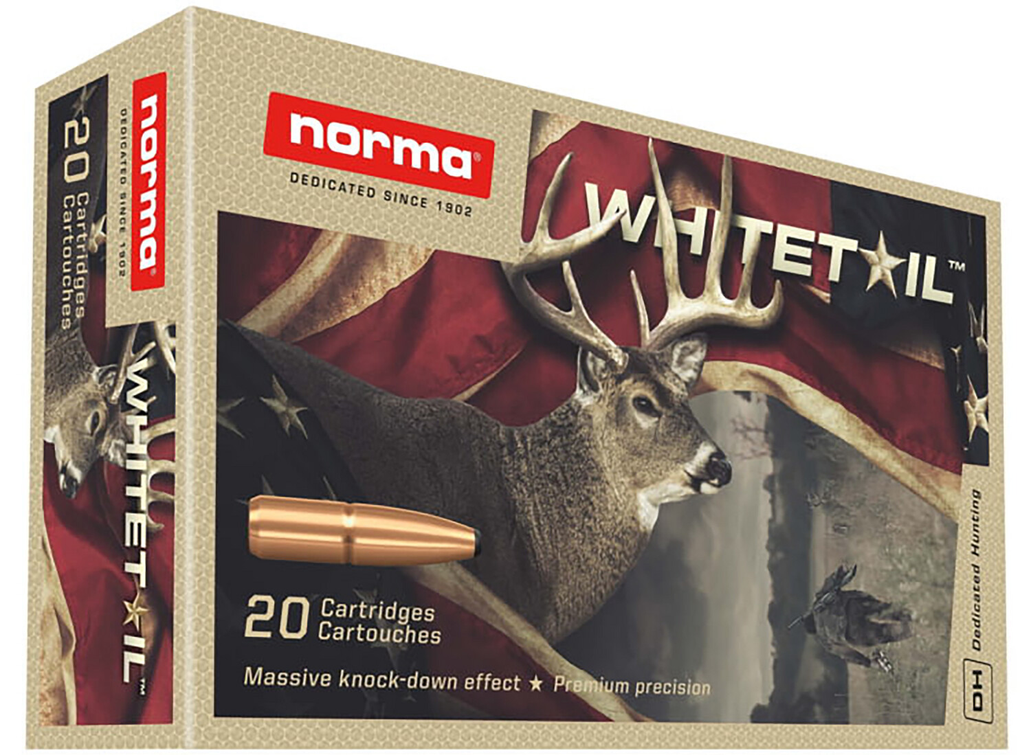 Norma Ammunition (ruag) Dedicated Hunting, Norma 20171512 7mm      150 Psp Whitetail    20/10