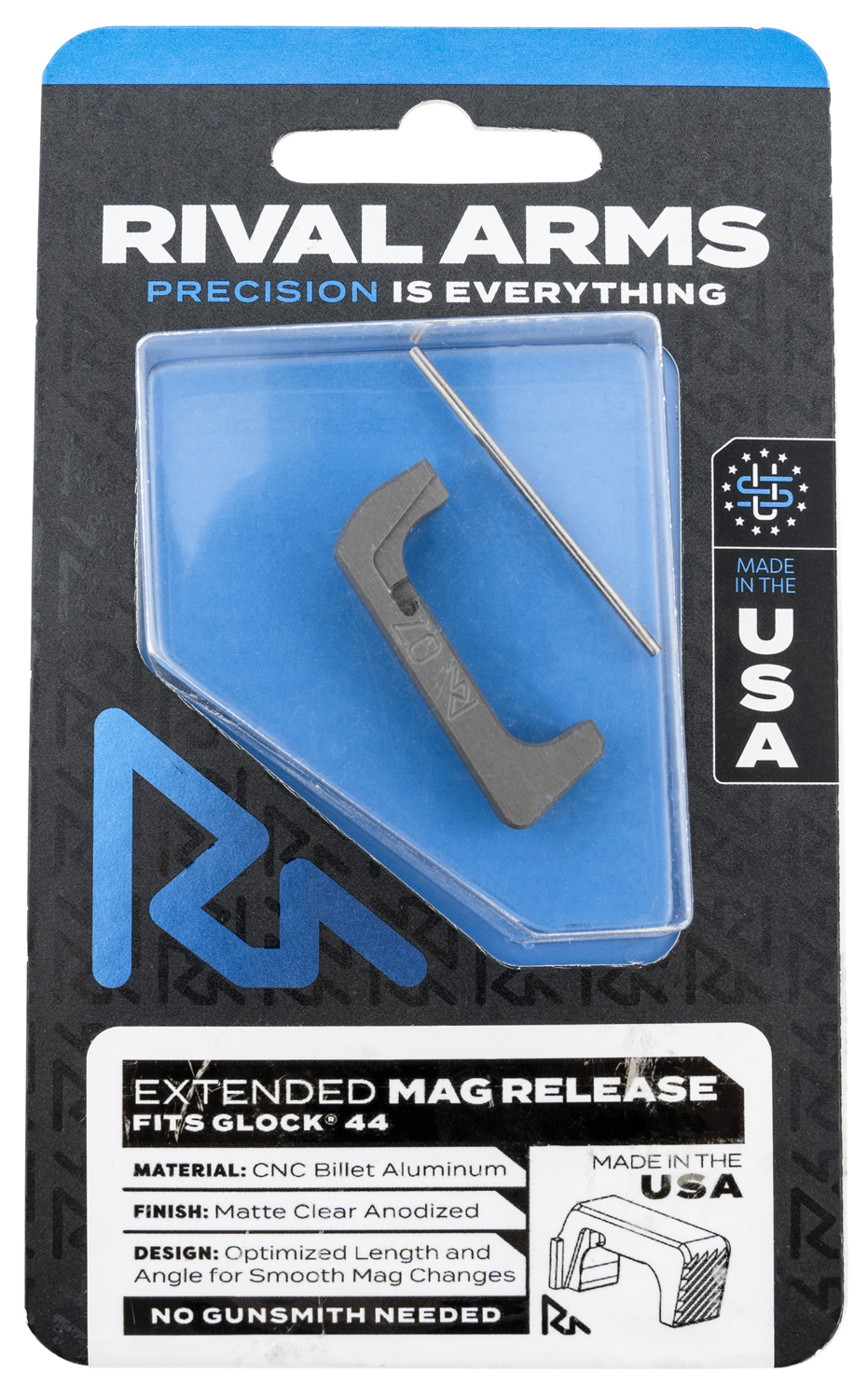 Rival Arms Magazine Release, Rival Rara72g006d Mag Release Ext G44 Stl