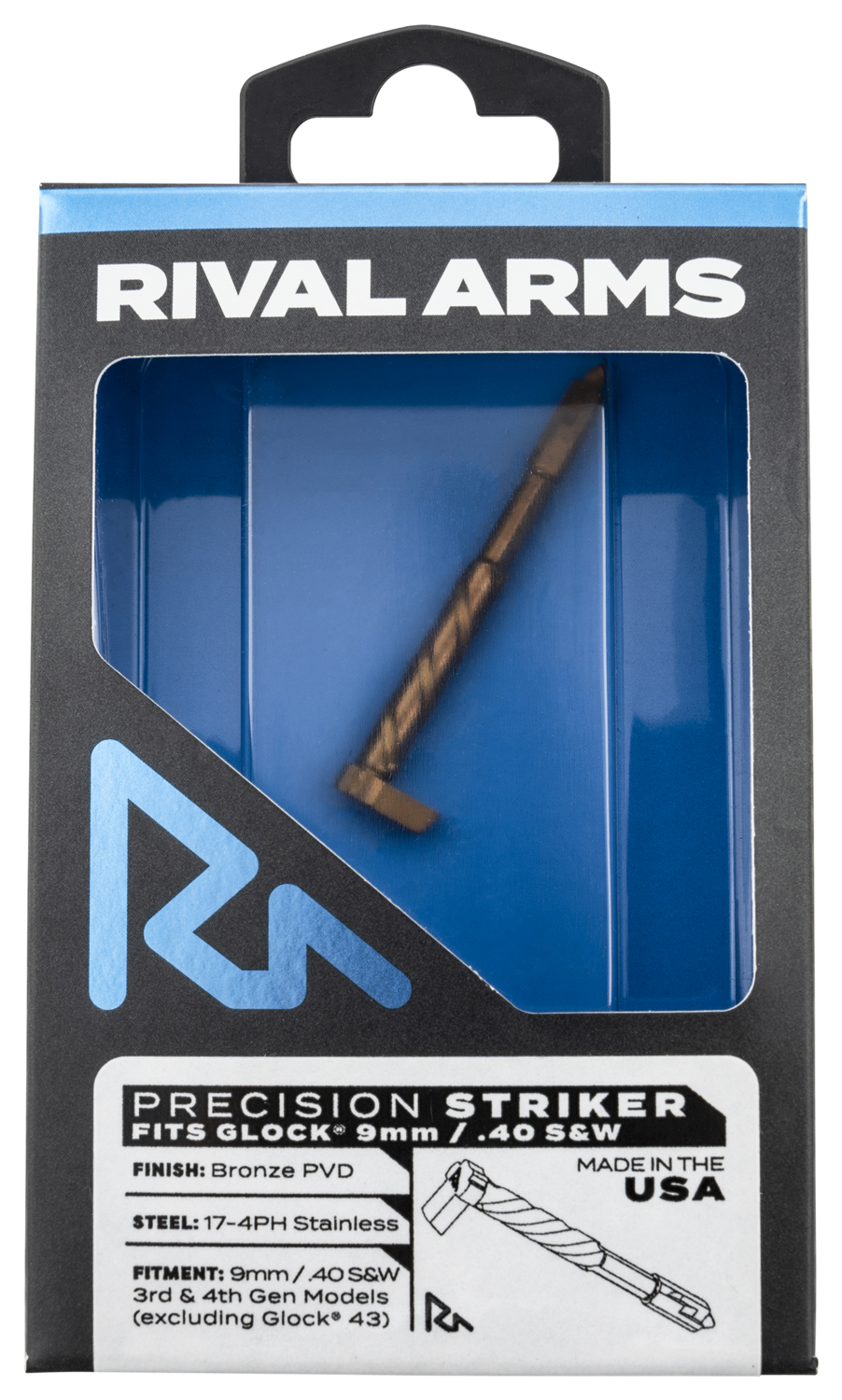 Rival Arms Precision Striker, Rival Rara40g001c Fpin Glock 9 40 Gen3 4 Tw Brz