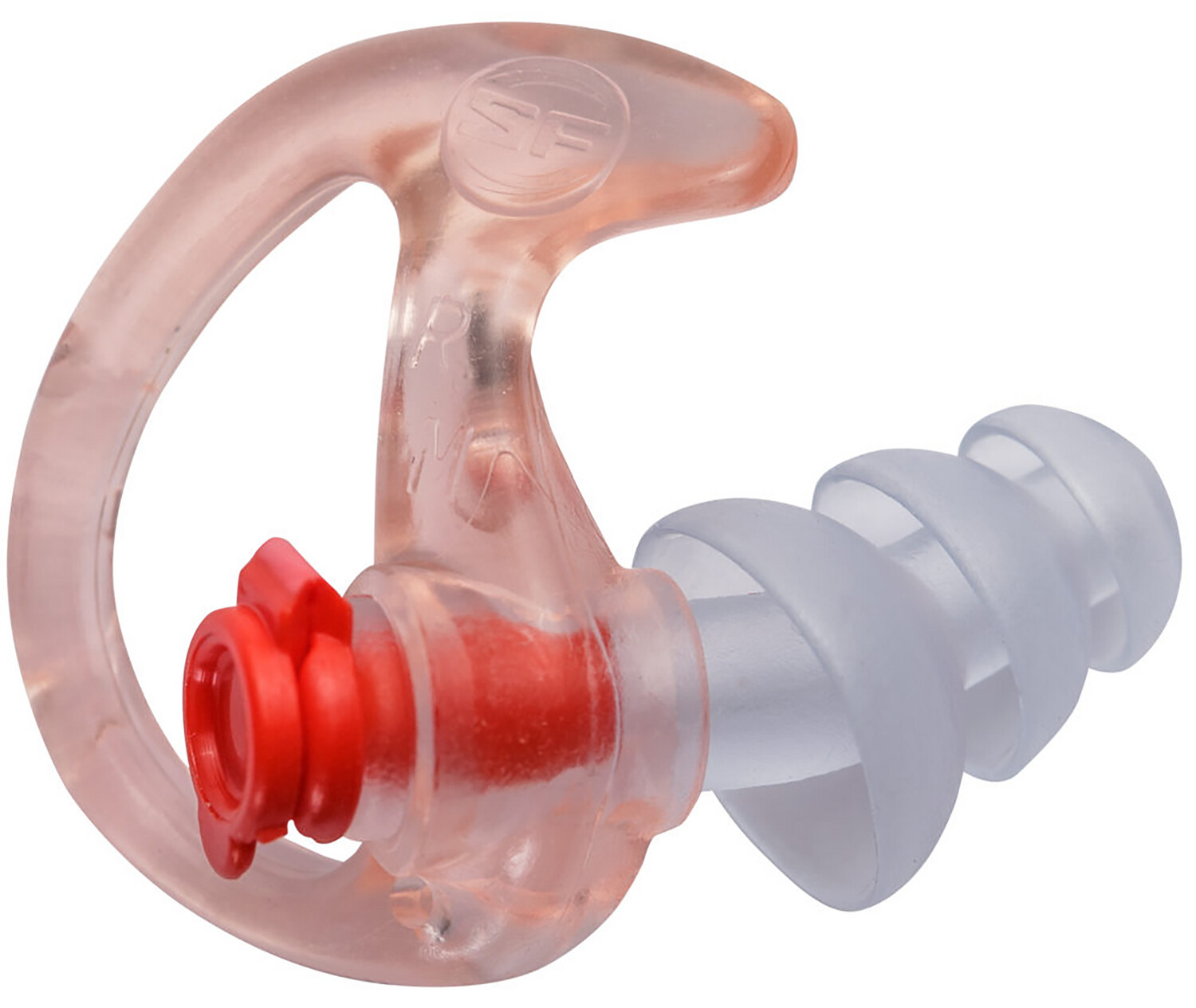 Surefire Ep4, Sf Ep4-mpr         Trp Flanged Earplugs Md Clear