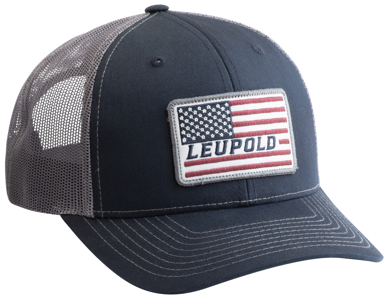 Leupold Trucker, Leu 179858 Flag    Trckr Hat          Navy/grey