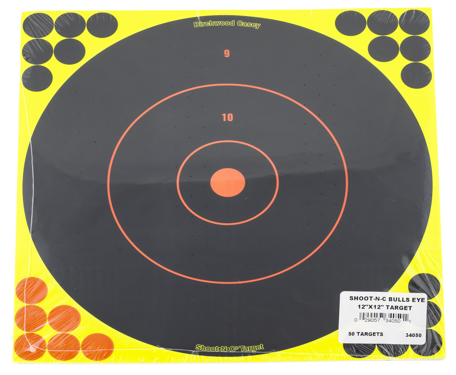 Birchwood Casey Shoot-n-c, Bir 34050          Shoot-n-c 12" Bullseye     50pk