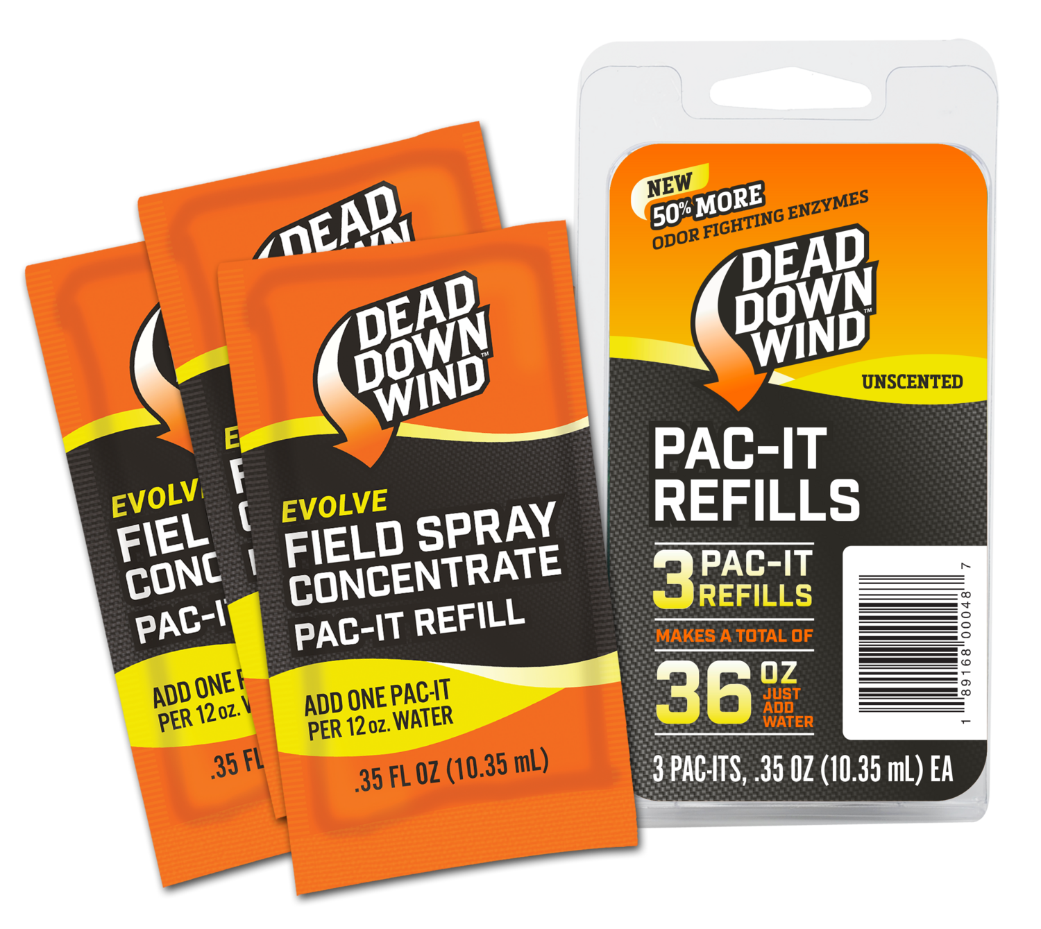 Dead Down Wind (arcus) Evolve Field Spray, Ddw 1310       Pac-it Refills Field Spry(36 Oz Eq)