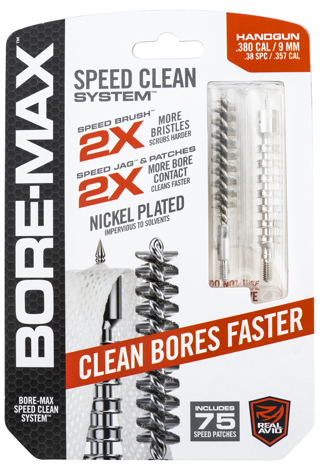 Real Avid/revo Bore-max, Avid Avbmset9mm   Speed Clean Upgrade Set 9mm