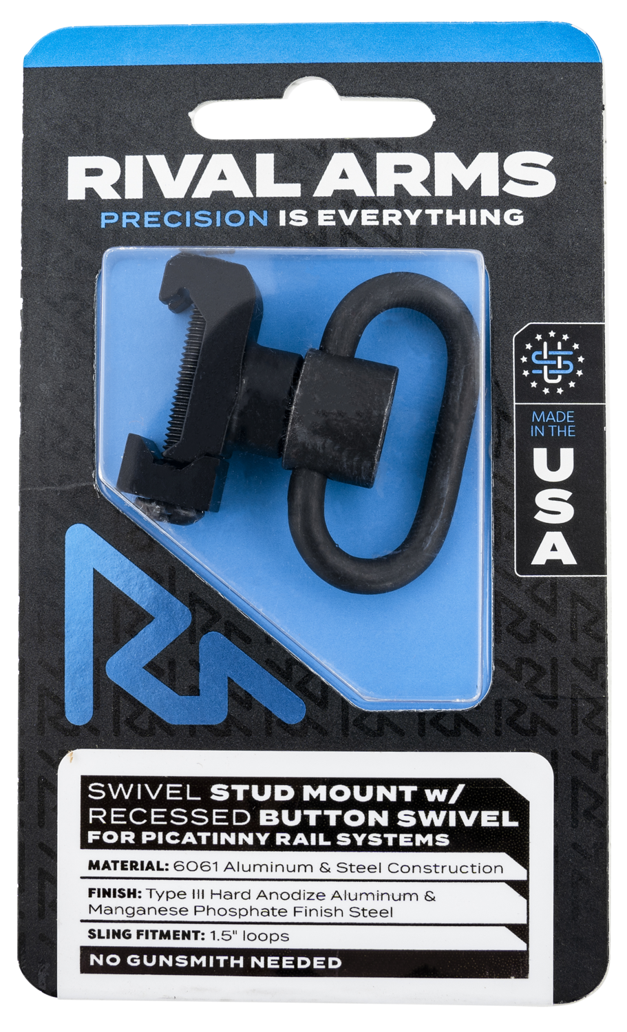 Rival Arms Swivel Stud Mount, Rival Rara92p2a   Picatinny Mnt Qd Fl Swivel Pk