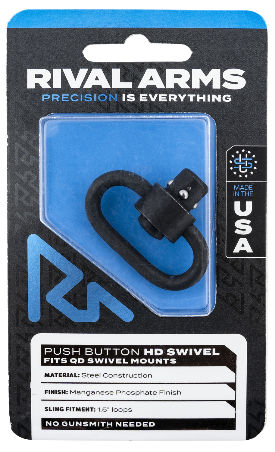 Rival Arms Hd Swivel, Rival Rara92s1b   Quick Detach Hd Swivel Single