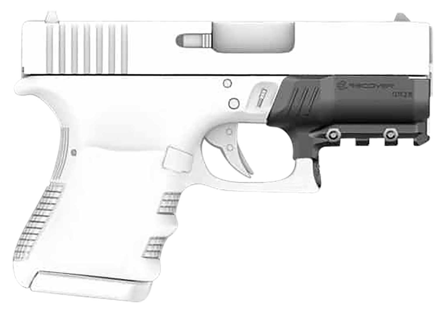 Recover Innovations Inc Rail Adapter, Rec Gr26-01    Rail Glk 26 Compact Picat