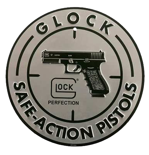 Glock Safe Action, Glock Ad00060  Safe Action Alum Sign