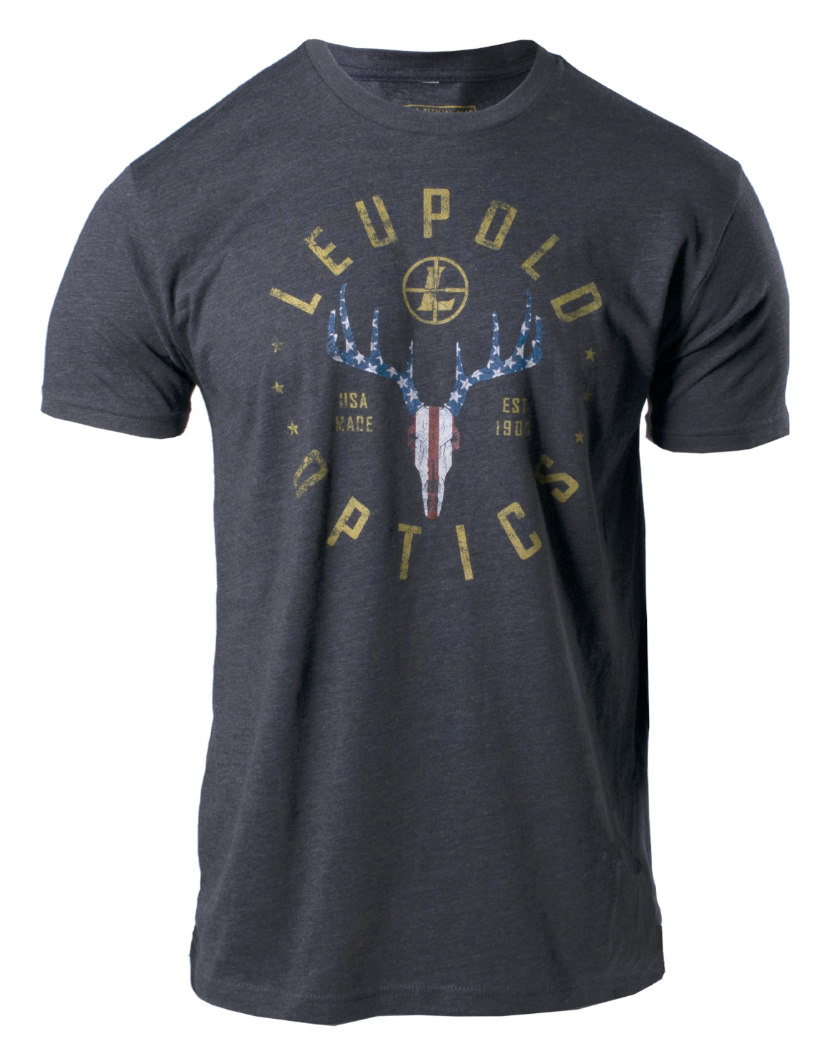 Leupold American Whitetail, Leu 179141 American Whitetail Tee Md Charcoal