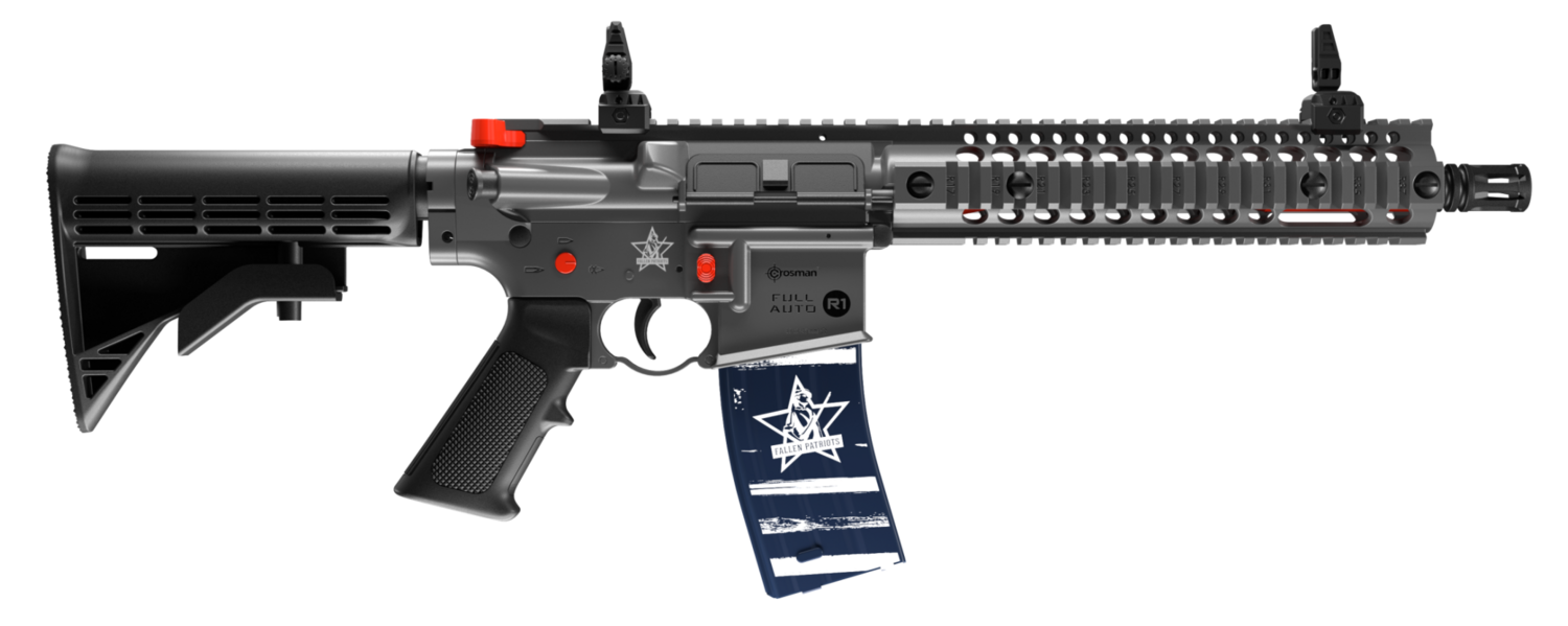 Crosman Full Auto R1, Cros Cfar1fp    4.5 Allen Patriots Co2 Rfl     Blk