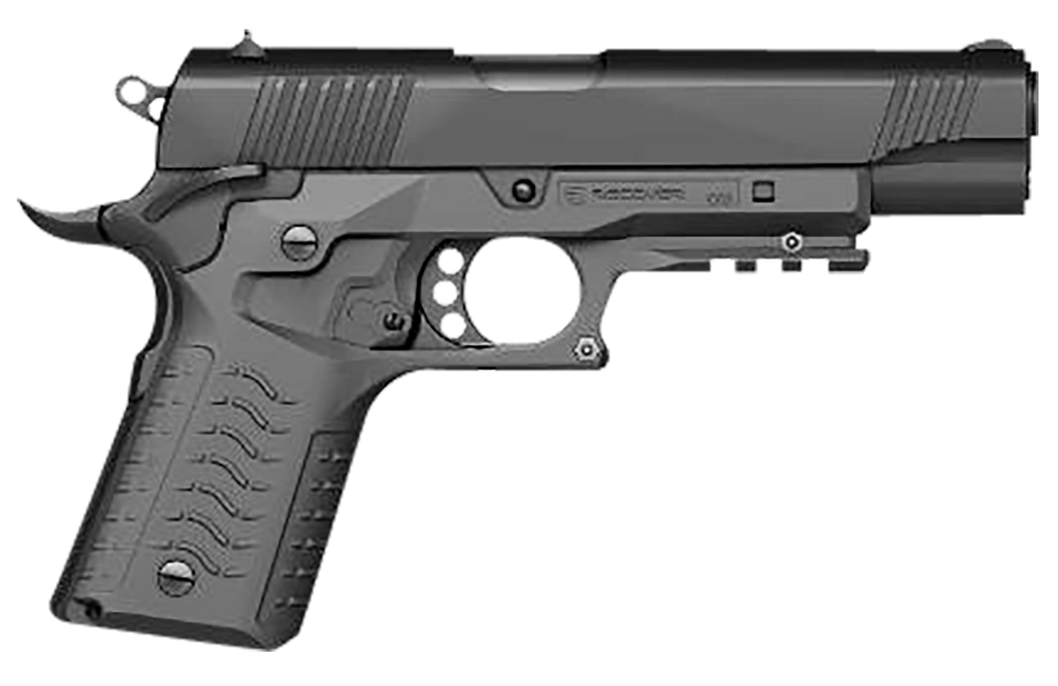 Recover Innovations Inc Grip & Rail System, Rec Cc3h-04    1911 Grip And Rail System Grey