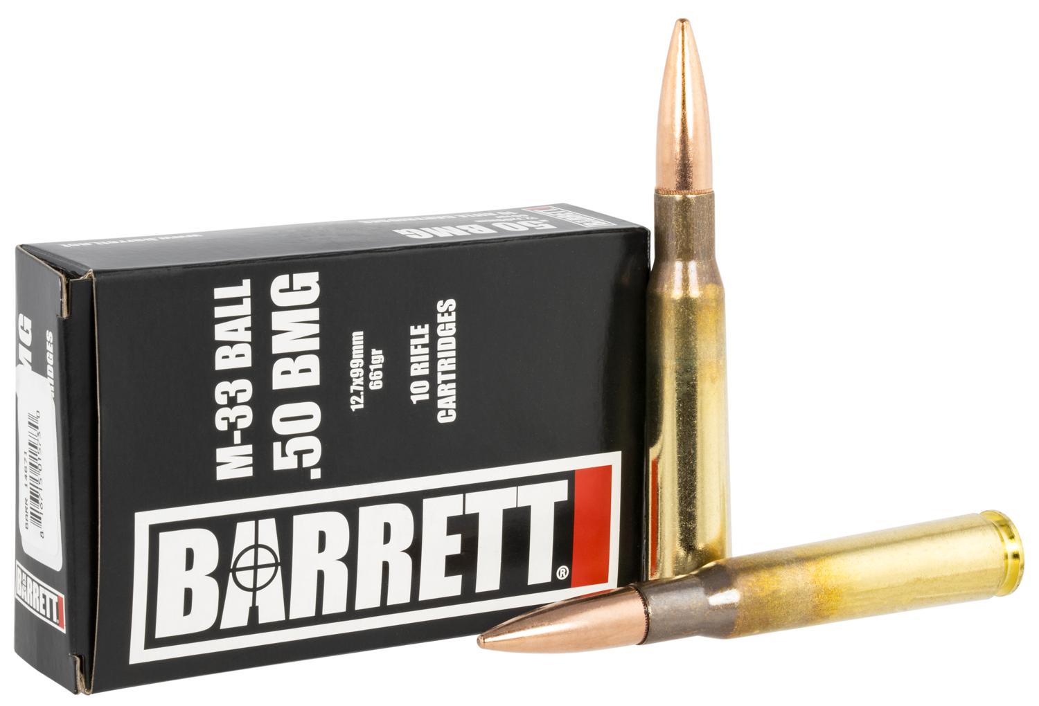 Barrett Rifle, Barr 14671 M33 Ball            50bmg   661gr 10/25