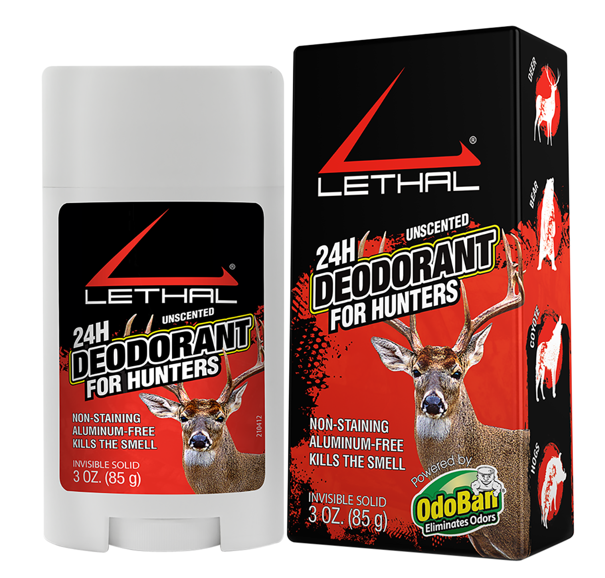 Clean Control/lethal Prod Deodorant, Lethal 9426673z      24 Hr Deodorant Stick 3oz