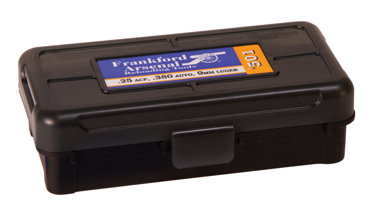 Frankford Arsenal Hinge-top, Frank 1083783  Hinge Top Ammo Box 25 380 9mm   50r