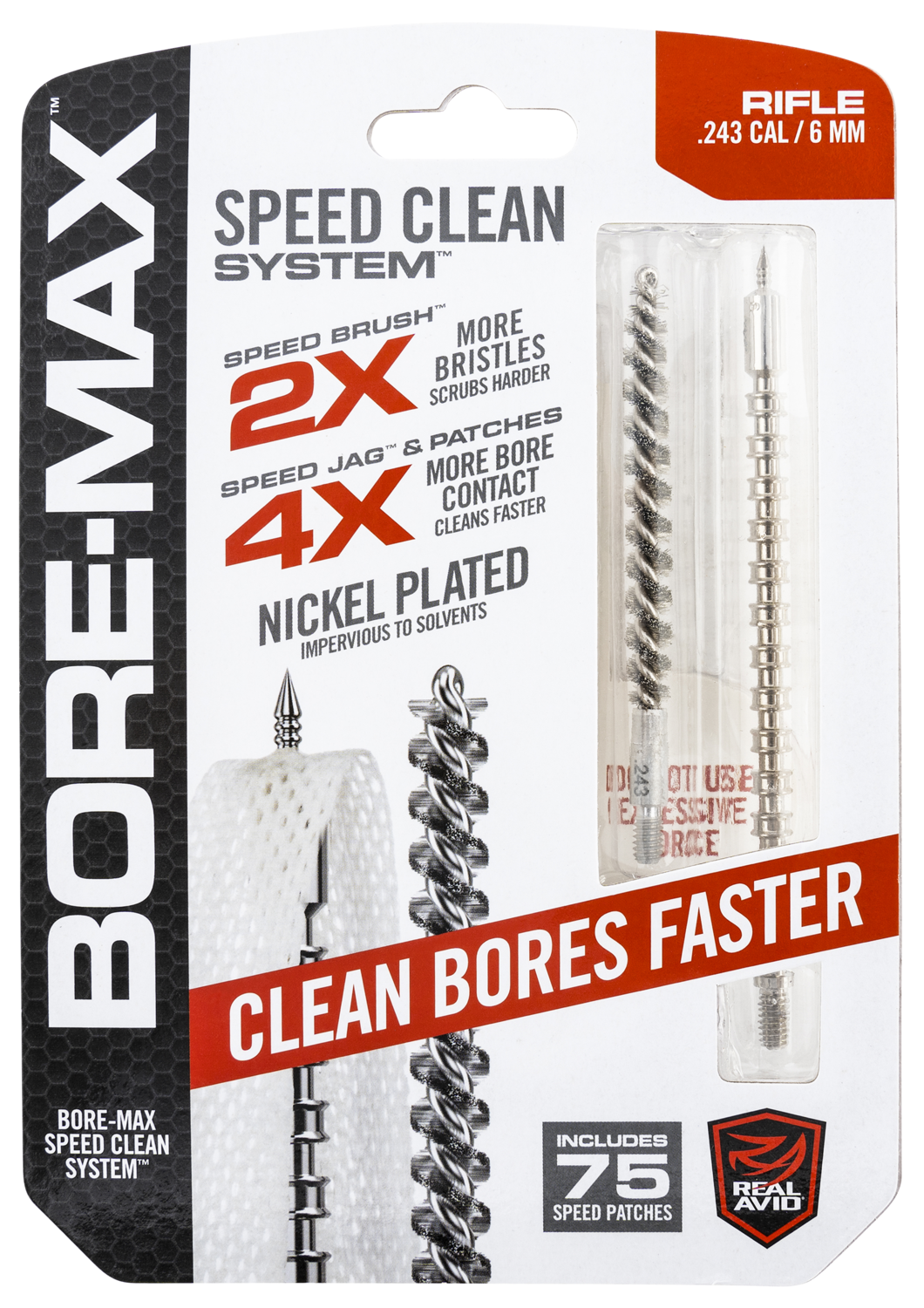 Real Avid/revo Bore-max, Avid Avbmset243   Speed Clean Upgrade Set .243