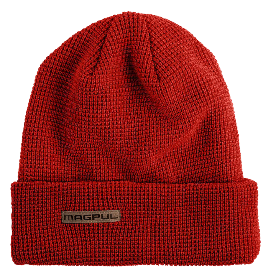 Magpul Industries Corp Watch Cap, Magpul Mag1239-610   Merino Waff Watch Cap     Red