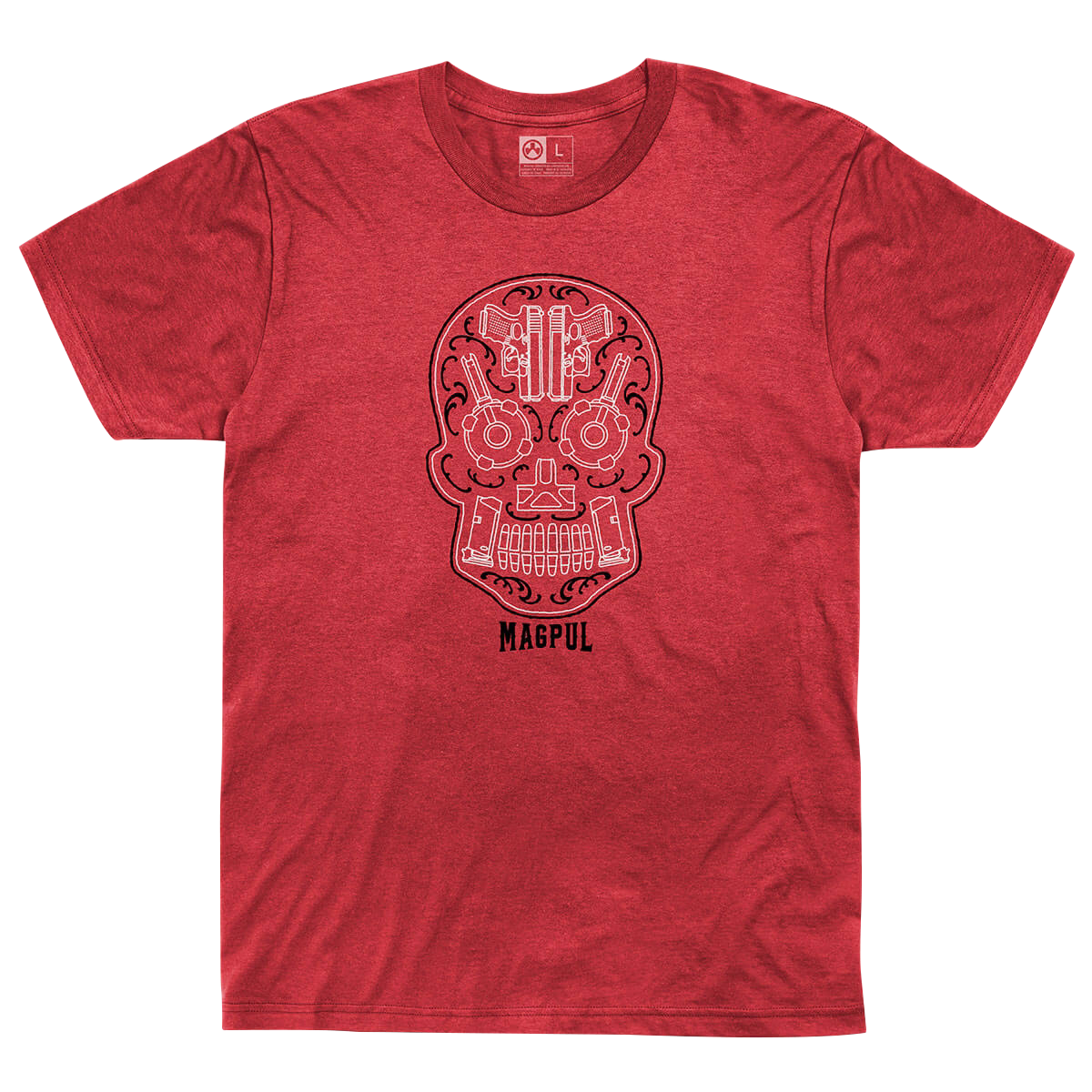 Magpul Industries Corp Sugar Skull, Magpul Mag1217-612-s   Sugar Skull   Shirt Sm Rdht