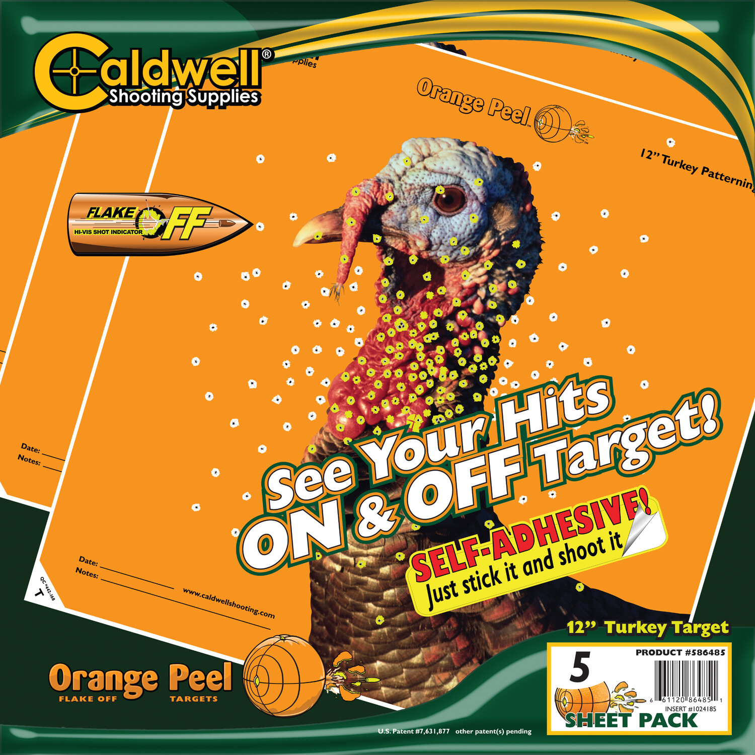 Caldwell Orange Peel, Cald 1175518   Op Turkey     Target 12in 5pk