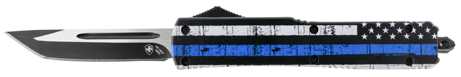 Templar Knife Back The Blue, Temp Mbtb231  Slim Back The Blue Tanto