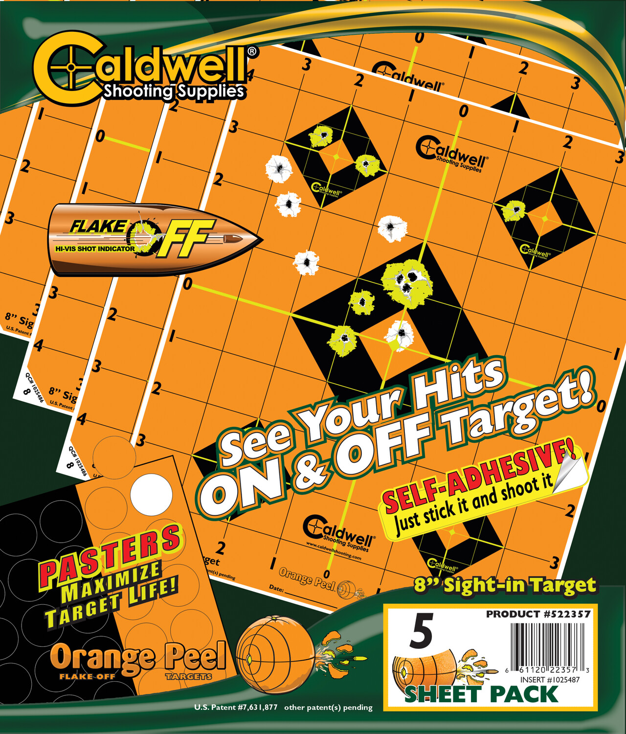 Caldwell Orange Peel, Cald 1166102   8in Sight In Target       5 Sheets
