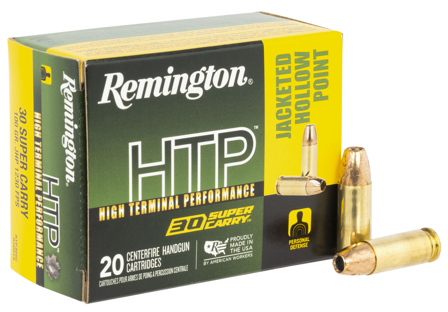 Remington Ammunition Htp, Rem R20019 Rtp30sc   Htp 30supcar  100jhp    20/10