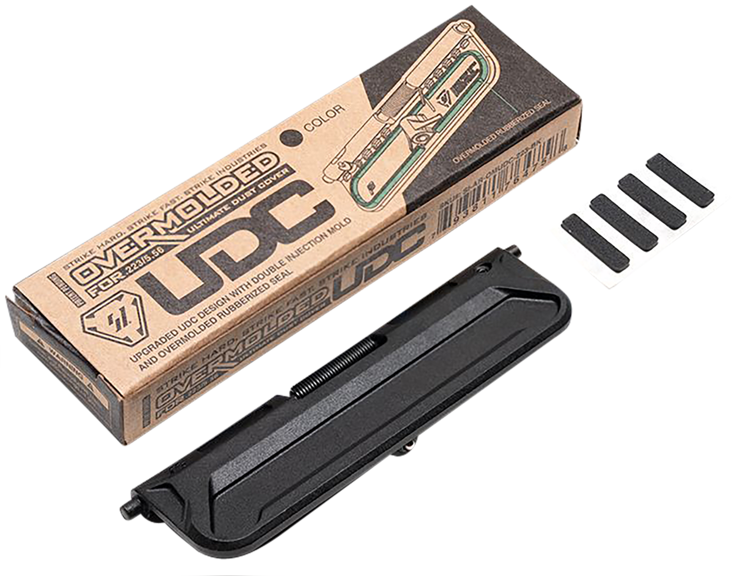 Strike Ultimate Dust Cover, Si Ar-omudc-223-bk    Ar Overmold Dust Cover 223
