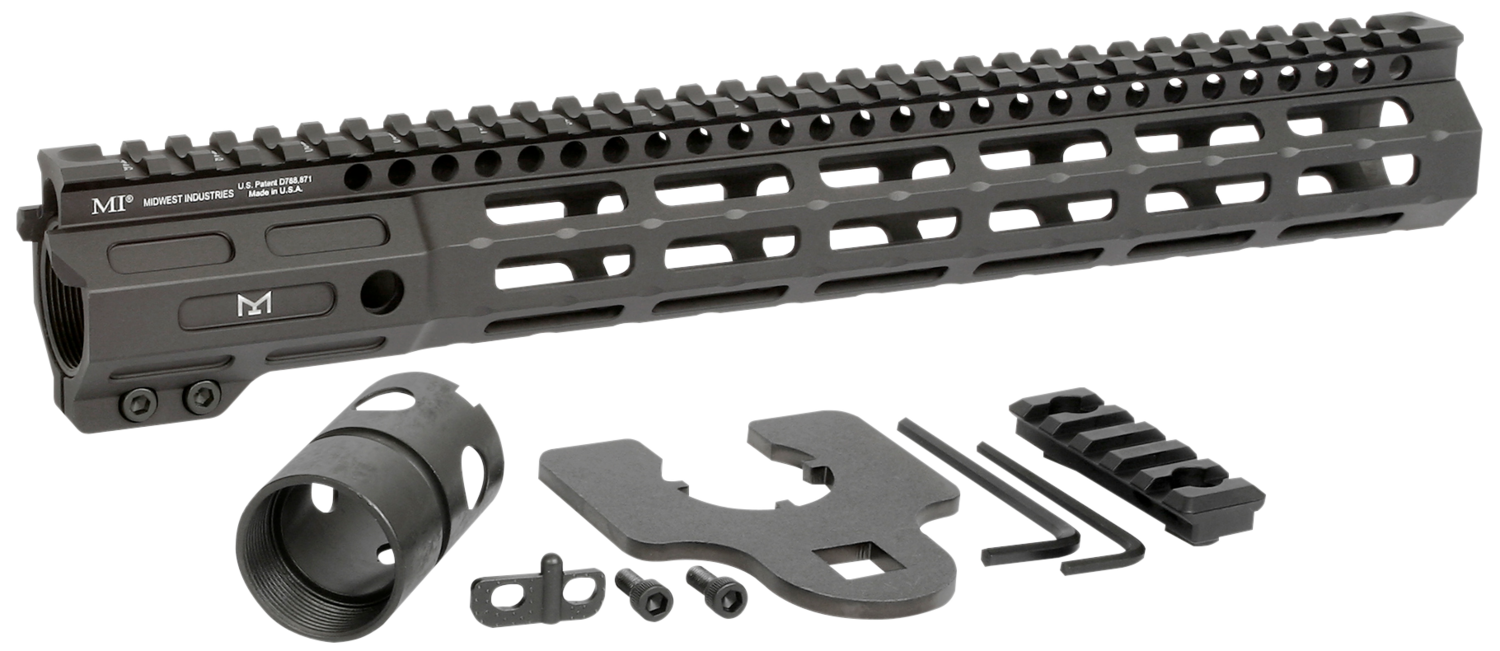 Midwest Industries Inc Night Fighter, Midwest Mi-nf13.5       Night Fightr Mlok Rl 13.5