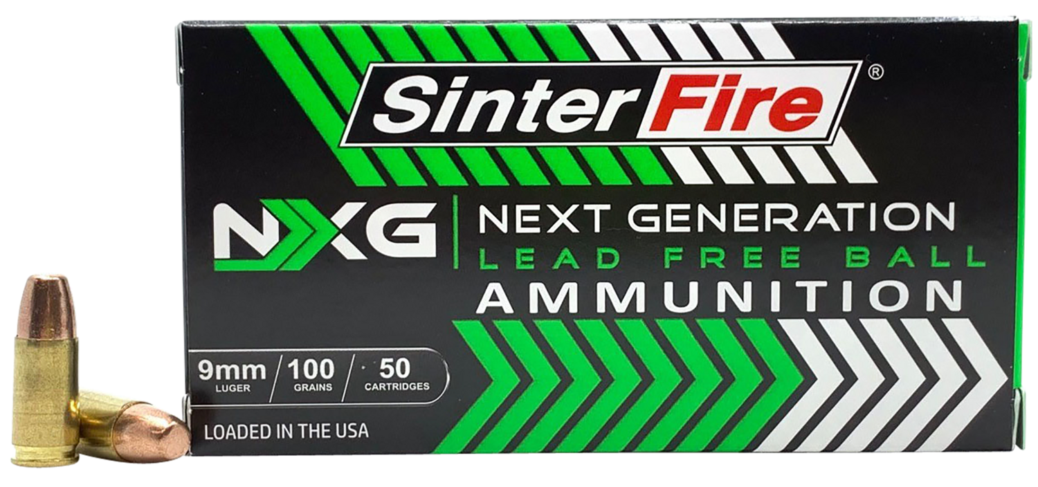 Sinterfire Inc Next Generation (nxg), Sinterfire Sf9100nxg  9mm 100gr. Lead-free   50/20