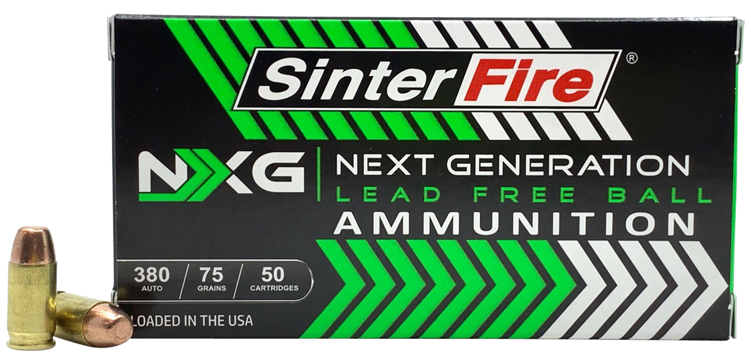 Sinterfire Inc Next Generation (nxg), Sinterfire Sf38075nxg 380 Auto 75gr Leadfree 50/20
