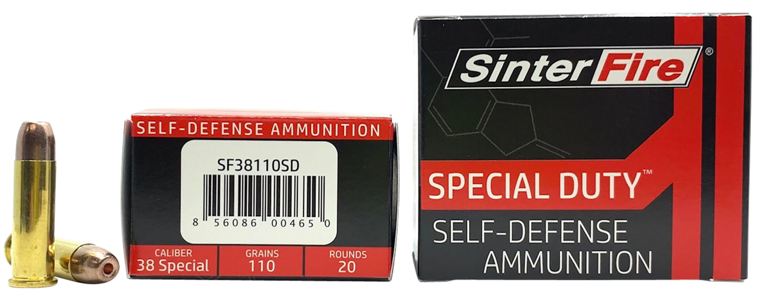 Sinterfire Inc Special Duty (sd), Sinterfire Sf38110sd  38sp 110gr.hollow Pnt  20/10