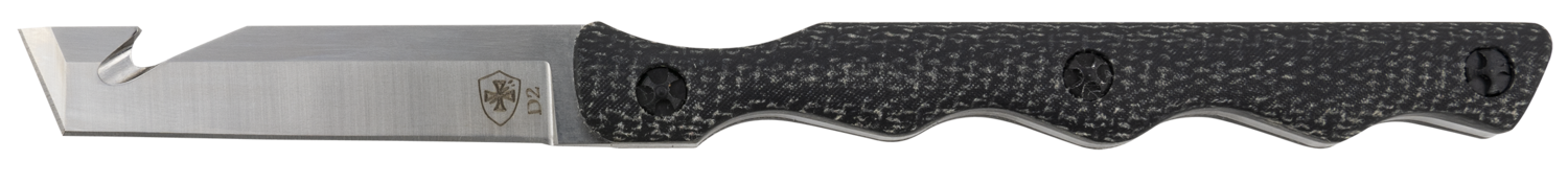 Templar Knife Neck, Temp Ntkb222  Neck Knife Silver Blk D2 Tanto