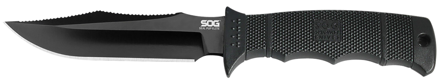 S.o.g Seal Pup Elite, Sog E37sn-cp     Seal Pup Elt Blk Tini Nyln Sheath