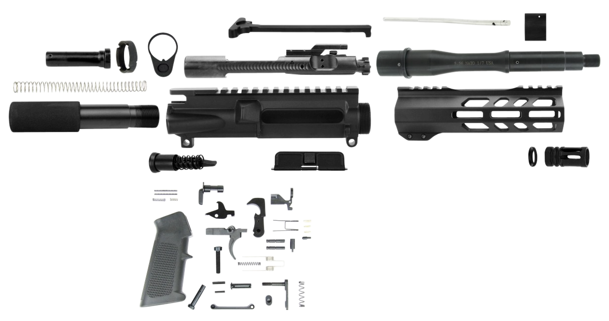 Tacfire Ar Build Kit, Tacfire Ss-pk556-lpk    5.56 7.5" Pstl Build Kit