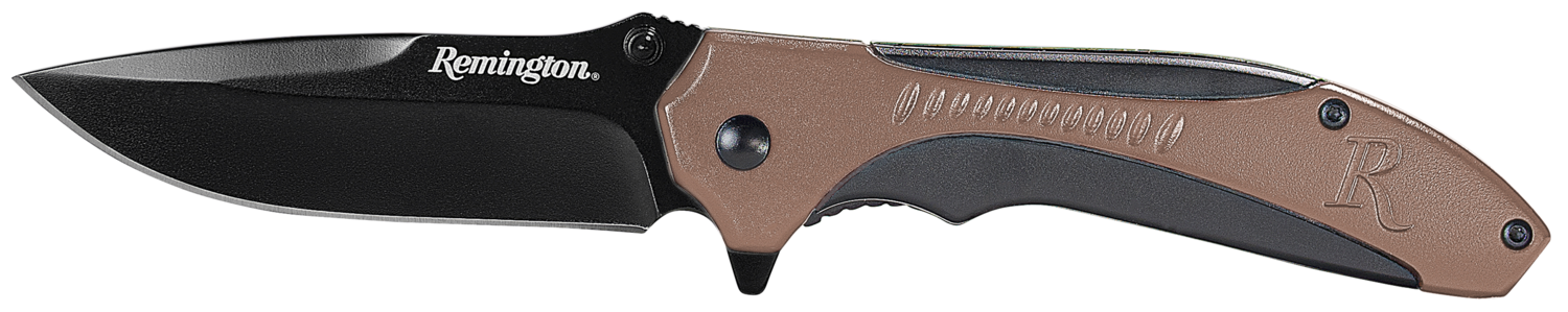 Remington Accessories Sportsman, Rem 15669  Sportsman Folder Tan/blk 4.5"