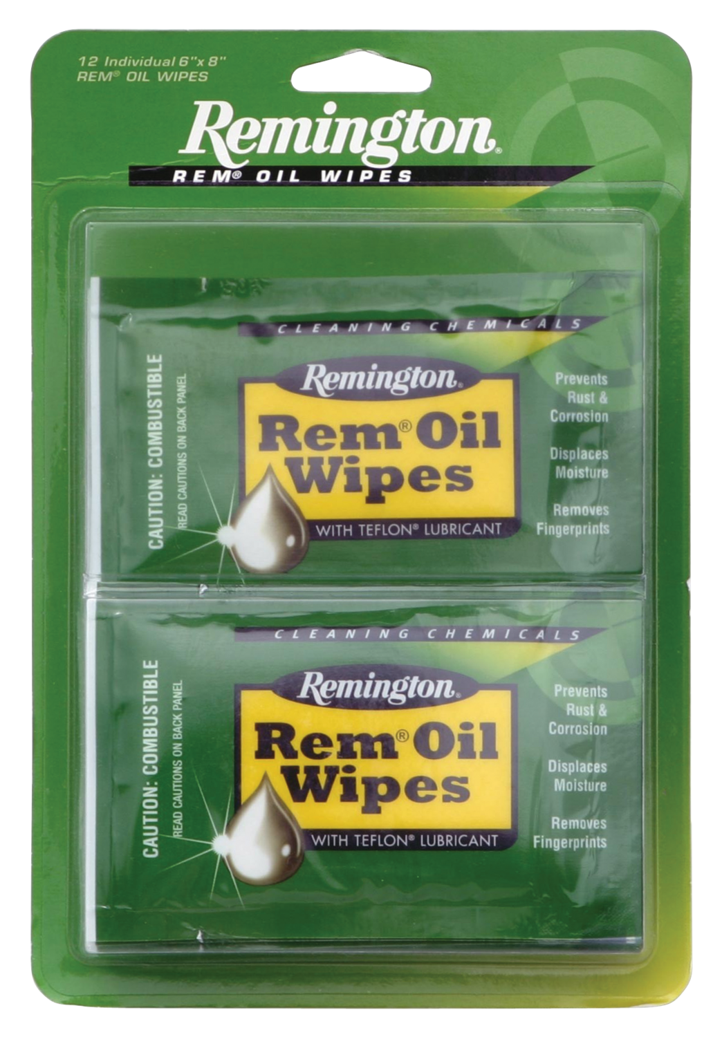 Remington Accessories Rem Oil, Rem 18411 Rem-oil  Wipes 12ct
