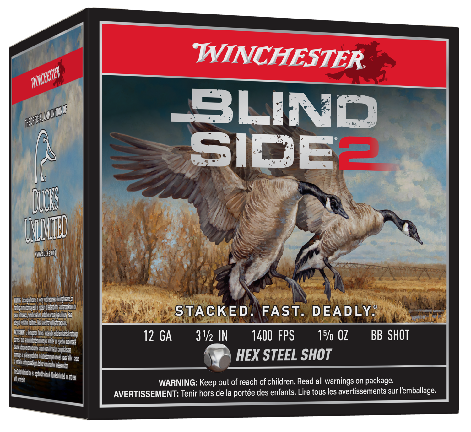 Winchester Ammo Blind Side 2, Win Xbs12lbb   Blindside 2  1 5/8            25/10