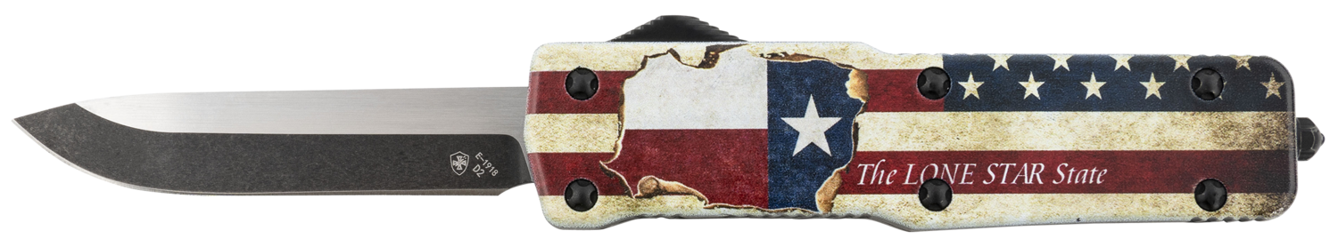 Templar Knife Premium, Temp Sztx321  Sml  Zinc Texan Drop    Blk D2