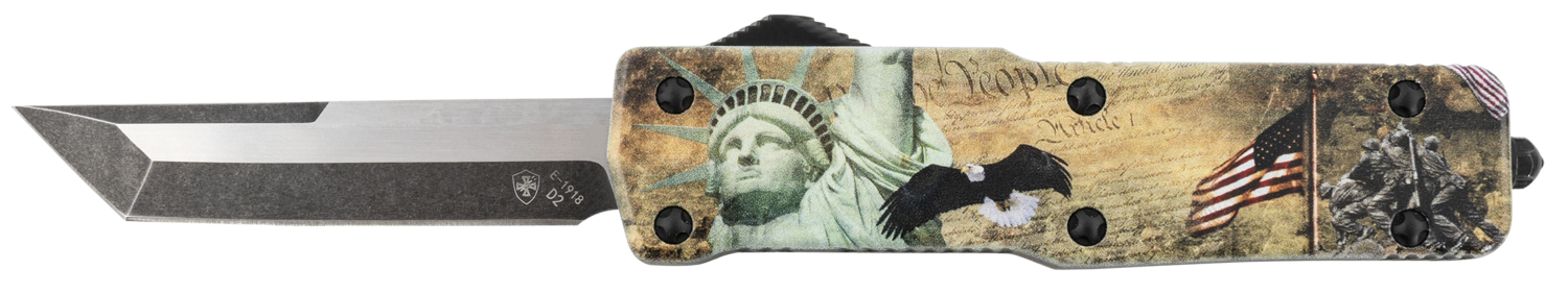 Templar Knife Premium, Temp Szlib221 Sml  Zinc Liberty Tanto Blk D2