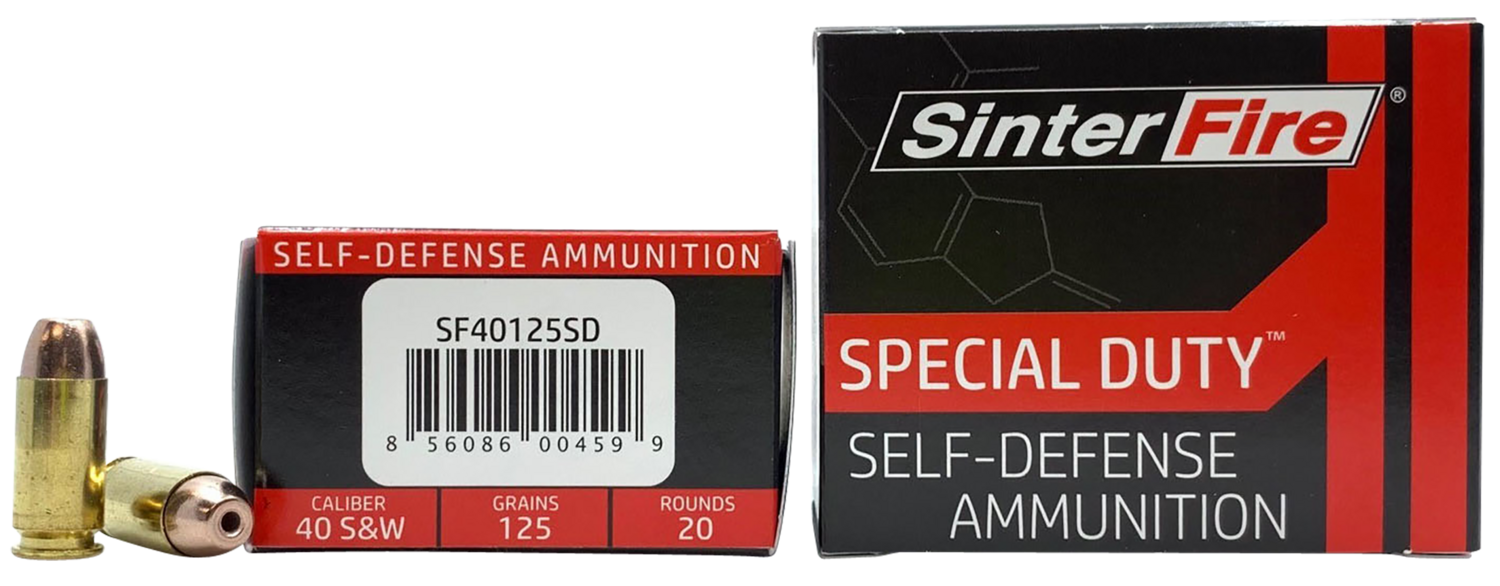 Sinterfire Inc Special Duty (sd), Sinterfire Sf40125sd  40s 125gr.hollow Point 20/10