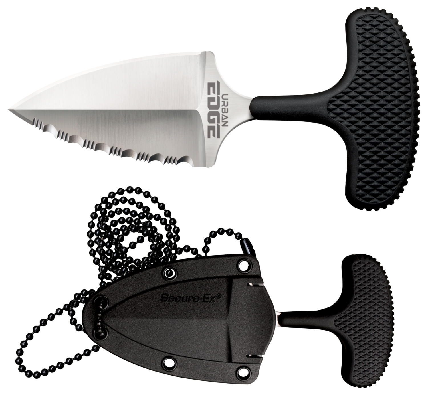 Cold Steel Urban Edge, Cold Cs-43xls  Urban Edge 50/50 Edge 2.5" Fxd