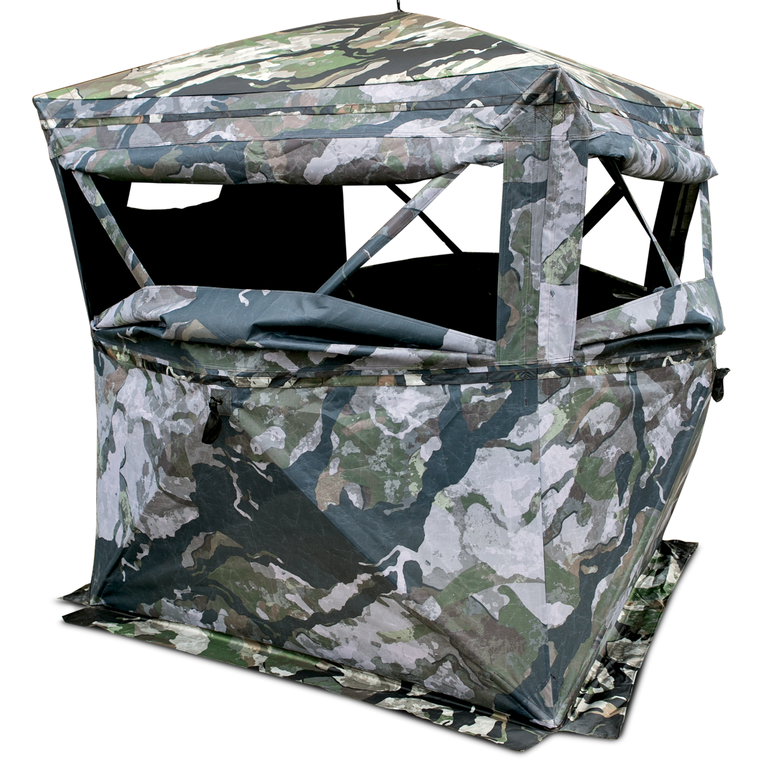 Primos Full Frontal, Prim 65112    Full Front Grnd Blind   Camo Box
