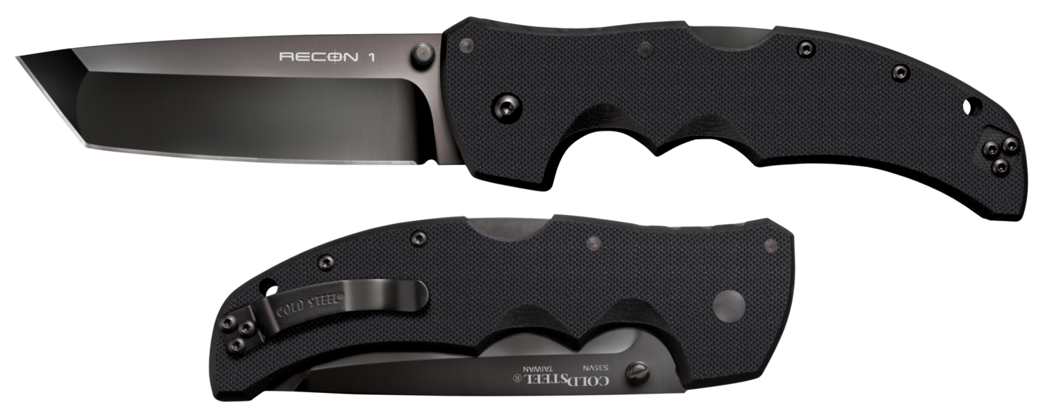 Cold Steel Recon, Cold Cs-27bt    Recon 1 Tanto Plain Edge 4"
