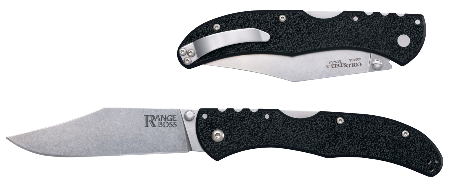 Cold Steel Range Boss, Cold Cs-20kr5    Range Boss Black 4" Folding