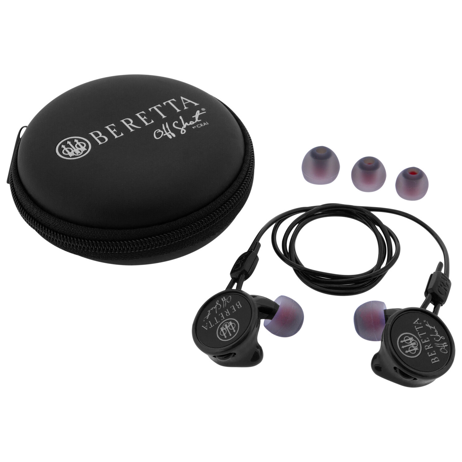 Beretta Usa Mini Headset, Ber Cf081a21560951  Mini Headset Plus        Black