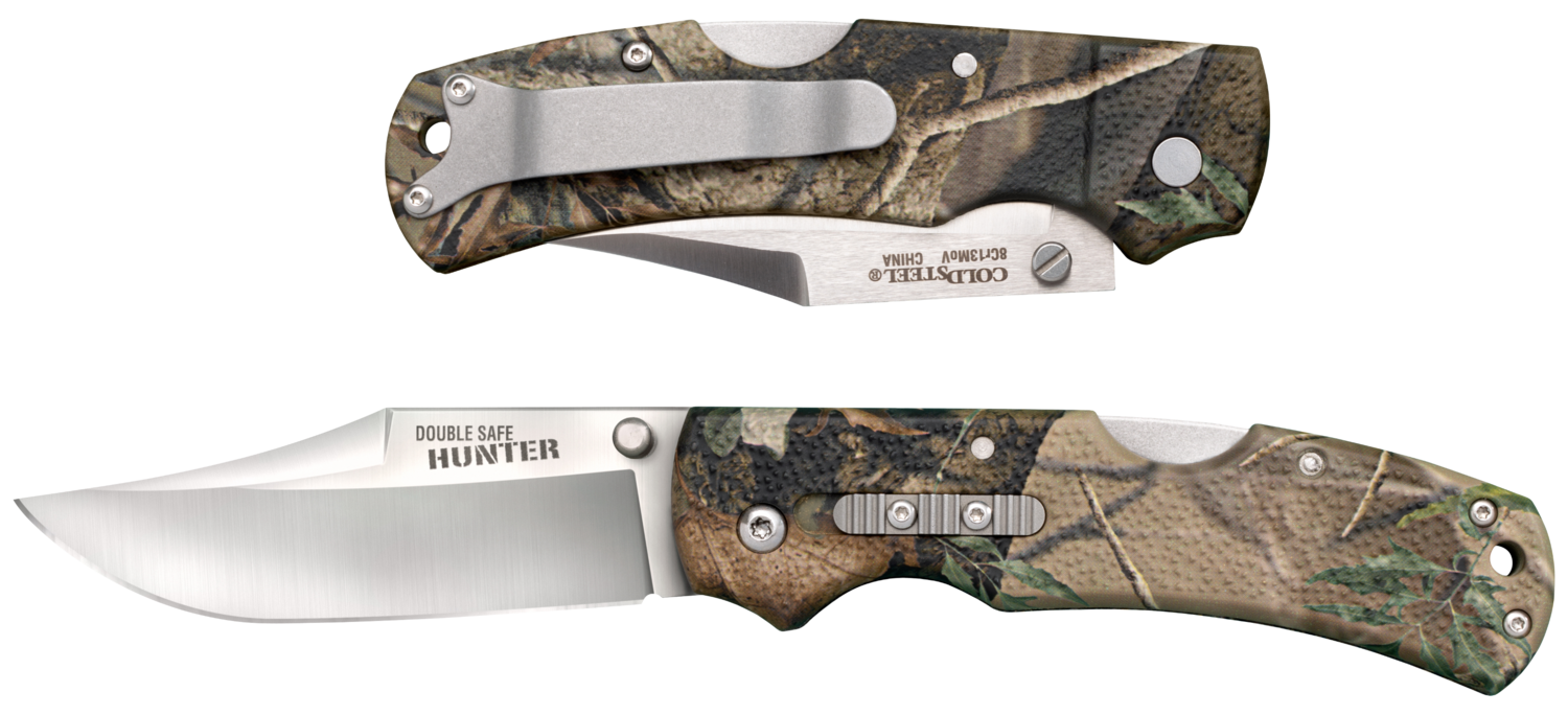 Cold Steel Double Safe, Cold Cs-23je   Double Safe Hunter Camo 3.5"
