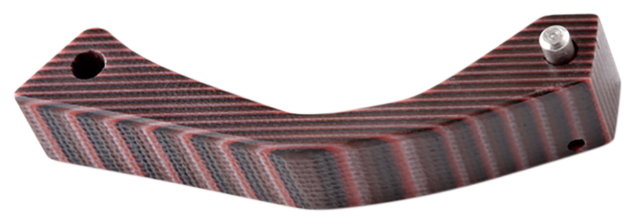 Hogue Trigger Guard, Hog 15699   Ar15 Triggerguard G10 Red Lava